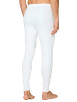 NUR DIE Herren Lange Thermo Unterhose Thermohose - weiß - Größe M