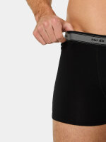 NUR DIE Herren Boxershorts Organic Cotton 5er Pack - black/darkblue - Größe L