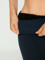 NUR DIE Damen Kuschel Treggings mit Innenfleece - Relax & Go - dunkelblau - Größe 40-42