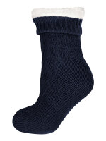 NUR DIE Damen Flausch Socken - navy - Größe 36-37