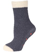 NUR DIE Damen Socken Stopper Wohlfühl - grau - Größe 35-38