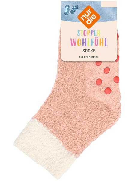 NUR DIE Kids Stoppersocken zum Wohlfühlen - rose - Größe 23-26