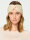 NUR DIE Damen Stirnband - Weich & Warm - beige melange - Größe one size