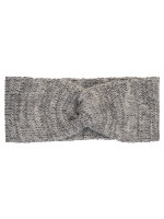 NUR DIE Damen Stirnband - Weich & Warm - hellgrau - Größe one size