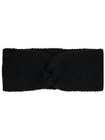 NUR DIE Damen Stirnband - Weich & Warm - schwarz - Größe one size