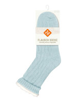 NUR DIE Damen Flausch Socken - blau - Größe 36-37