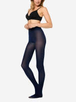 NUR DIE Damen Feinstrumpfhose Warm & Transparent Strapazierfähig 2-Pack dunkelblau - Größe 38-40