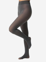 NUR DIE Damen Feinstrumpfhose Strumpfhose Warm & Transparent Haltbar 2-Pack grau - Größe 38-40