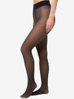 NUR DIE Damen Feinstrumpfhose Strumpfhose Warm & Transparent Haltbar 2-Pack schwarz - Größe 40-44