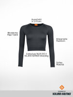 NUR DIE x KILIAN KERNER Damen Crop Top in Ripp-Optik