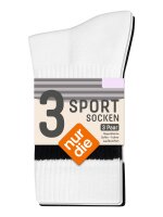 NUR DIE Unisex Sportsocken 3er Pack