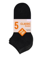 NUR DIE Unisex Sneakersocken Classic 5er Pack
