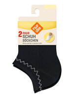 NUR DIE Damen Sneakersocken Schuh Söckchen 2er Pack