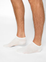 NUR DIE Herren Sneaker Socken Bambus¹ 2er Pack - weiß-grün - Größe 39-42