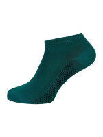 NUR DIE Herren Sneakersocken Bambus 2-Pack weiß-grün - Größe 39-42