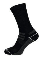 NUR DIE Herren Wandersocken Functional Outdoor 2er Pack - schwarz - Größe 39-42