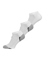 NUR DIE Unisex Sneaker Socken Sport 3er Pack - weiß - Größe 35-38