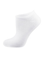 NUR DIE Damen Sneakersocken Baumwolle 2er Pack - weiß-pink - Größe 35-38