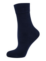 NUR DIE Damen Socken Bambus¹ Komfort 2er Pack - navy-flieder - Größe 35-38