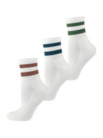 NUR DIE Unisex Sportsocken Kurzsocken 3er Pack - mixcolor - Größe 35-38