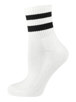 NUR DIE Unisex Sportsocken Kurzsocken 3er Pack - mixweiß-schwarz - Größe 35-38