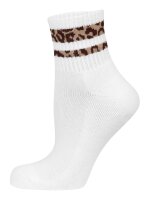 NUR DIE Unisex Sportsocken Kurzsocken 3er Pack - leo - Größe 35-38