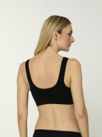 NUR DIE Damen Bustier Soft Comfort - schwarz - Größe 40-42