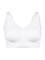 NUR DIE Damen Bustier Soft Comfort - weiß - Größe 36-38