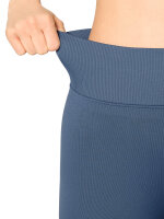 NUR DIE Damen Leggings Scrunch - Relax & Go - dustyblue - Größe 36-38