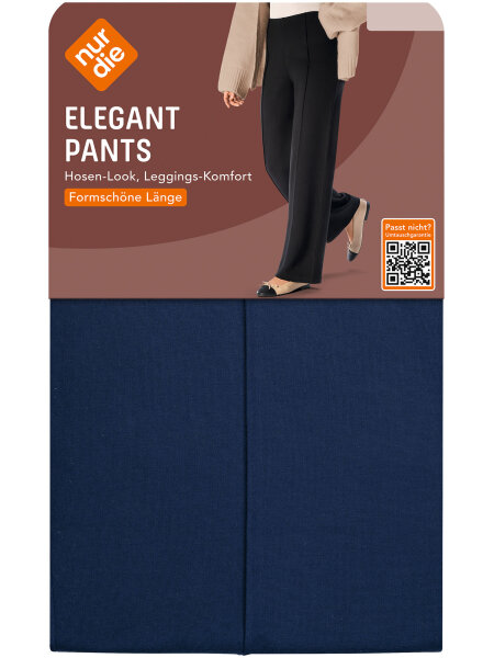 NUR DIE Damen Stoffhose Elegant Pants - dunkelblau - Größe 44-46