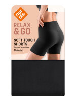 NUR DIE Damen Shorts Soft Touch - Relax & Go - schwarz - Größe 36-38