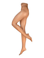 NUR DIE Damen Strumpfhose Glow Effekt 15 DEN - amber - Größe 48