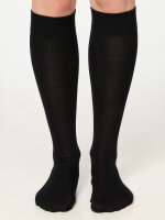NUR DIE Damen Kniestrümpfe Bambus¹ Komfort - schwarz - Größe 35-38