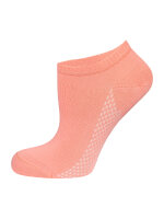 NUR DIE Damen Sneakersocken Bambus¹ 2er Pack - grau-rosa - Größe 35-38