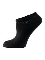NUR DIE Damen Sneakersocken Schuh Söckchen 2er Pack - schwarz - Größe 42
