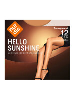NUR DIE Damen Strumpfhose Hello Sunshine 12 DEN - light beige - Größe 34-36