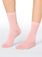 NUR DIE Damen Socken Bambus¹ Fancy 2er Pack -  rosa-grün - Größe 35-38