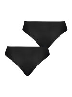 NUR DIE DAMEN INVISIBLE SLIP 2ER PACK - schwarz - GRÖSSE 38