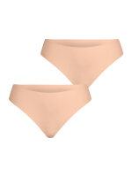 NUR DIE DAMEN INVISIBLE SLIP 2ER PACK - beige - GRÖSSE S