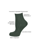 NUR DIE Damen Socken Fashion 2er Pack - petrol-beere - Größe 37-41
