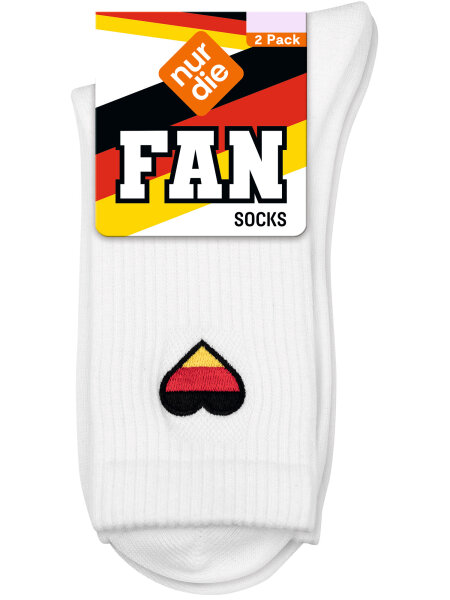 NUR DIE Unisex Sportsocken Fan 2er Pack