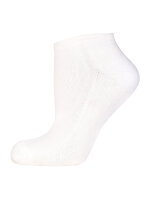 NUR DIE Unisex Sneakersocken Frotteesohle 4er Pack - weiß - Größe 35-38