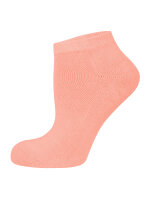 NUR DIE Unisex Sneakersocken Frotteesohle 4-Pack mixblau-grau-pink - Größe 35-38