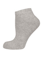 NUR DIE Unisex Sneakersocken Frotteesohle 4-Pack mixblau-grau-pink - Größe 35-38