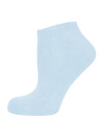 NUR DIE Unisex Sneakersocken Frotteesohle 4-Pack mixblau-grau-pink - Größe 35-38