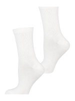 NUR DIE Unisex Sportsocken Fan 2er Pack - weiß - Größe 43-46