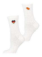 NUR DIE Unisex Sportsocken Fan 2er Pack - setherz - Größe 35-38