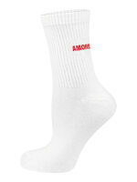 NUR DIE Unisex Socken Good Vibes 2er Pack - amore - Größe 35-38
