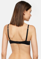 NUR DIE Damen T-Shirt BH mit Bügel Basic - schwarz - Größe 80A
