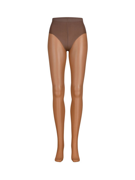NUR DIE Damen Strumpfhose Hello Sunshine Shape 12 DEN - intense caramel - Größe XS